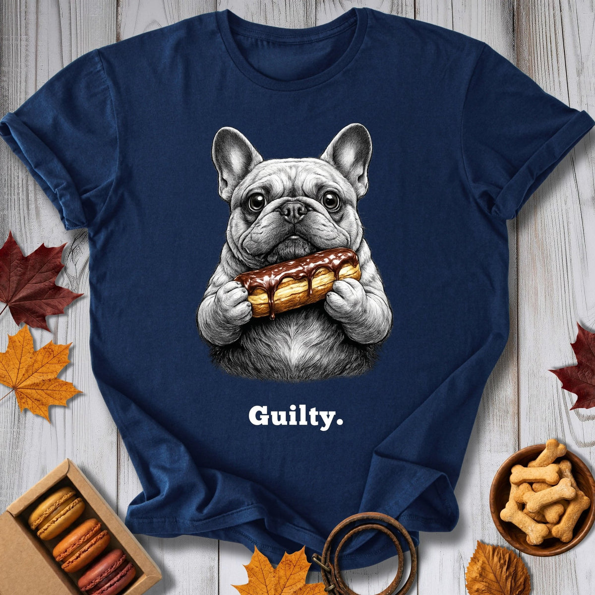 Guilty Bulldog Tee - Pawtisserie - variant