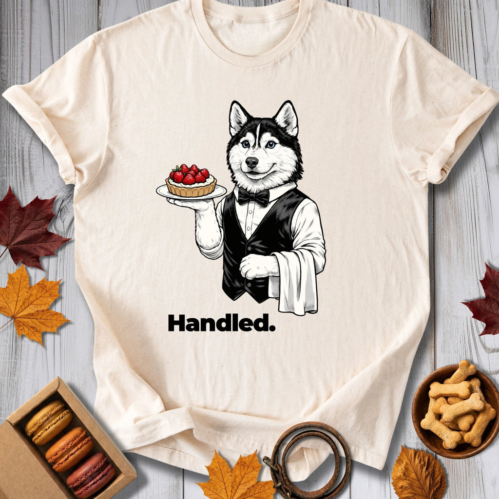 Handled by Husky Tee - Pawtisserie - variant