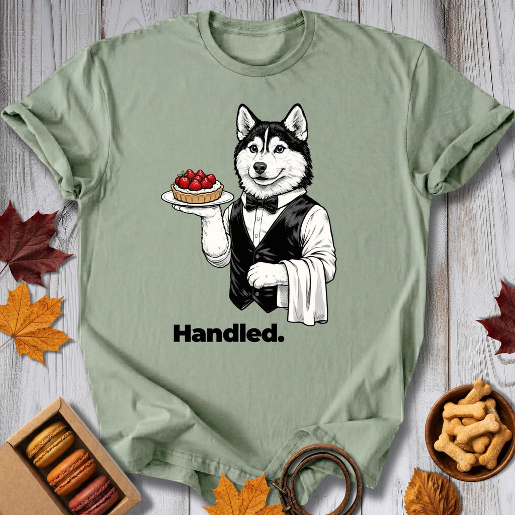 Handled by Husky Tee - Pawtisserie - variant