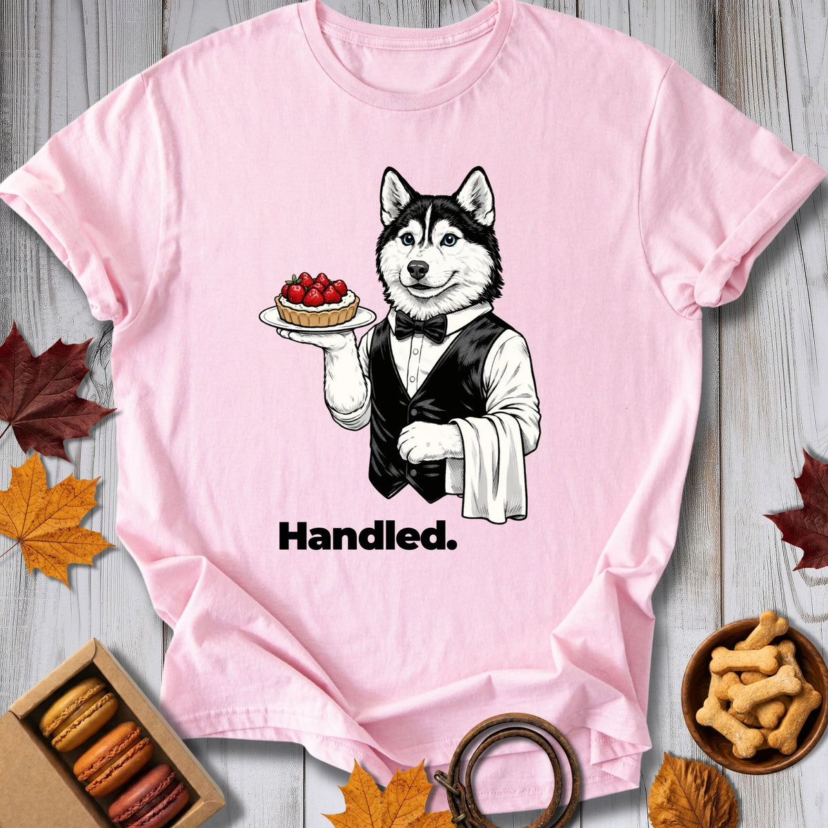 Handled by Husky Tee - Pawtisserie - variant