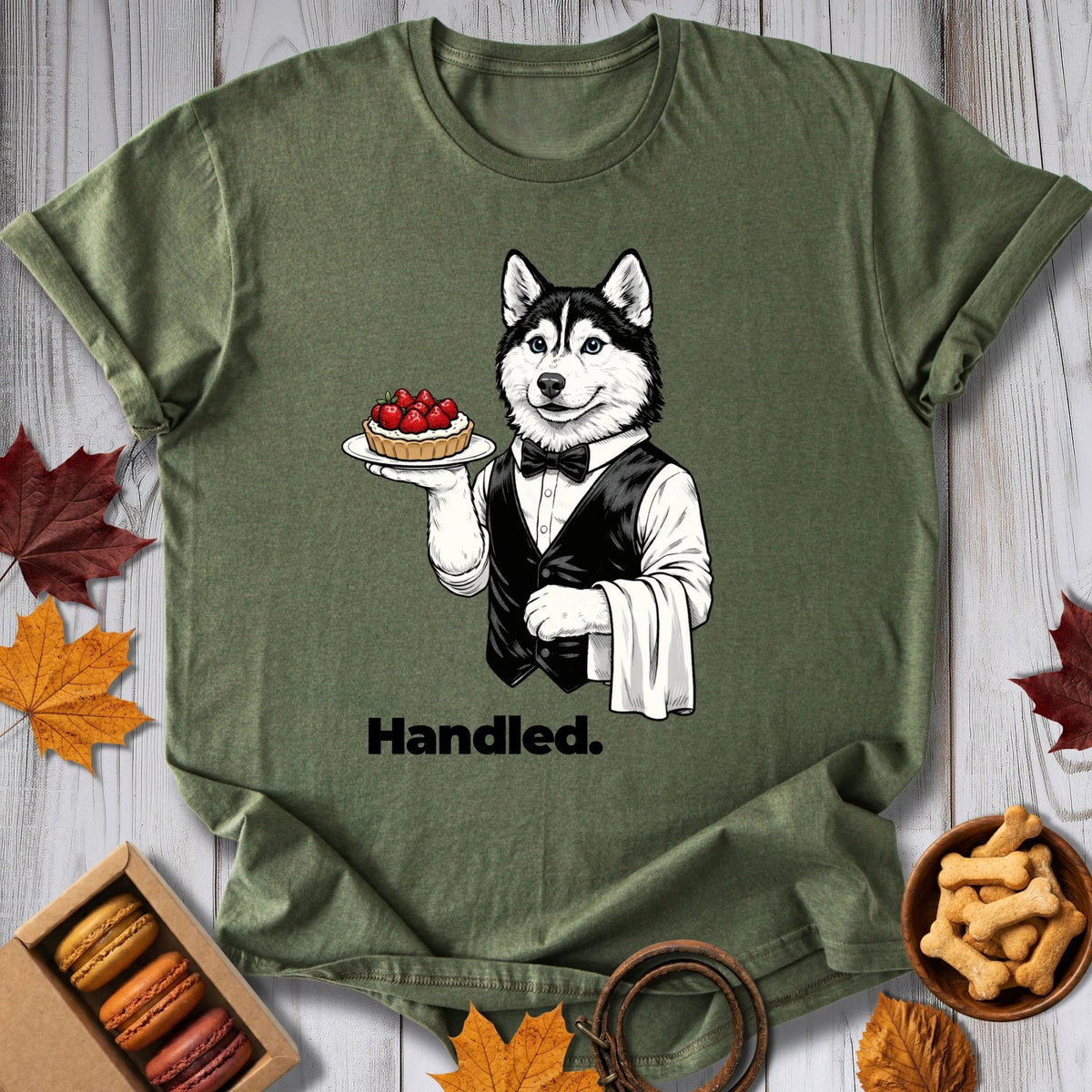 Handled by Husky Tee - Pawtisserie - variant