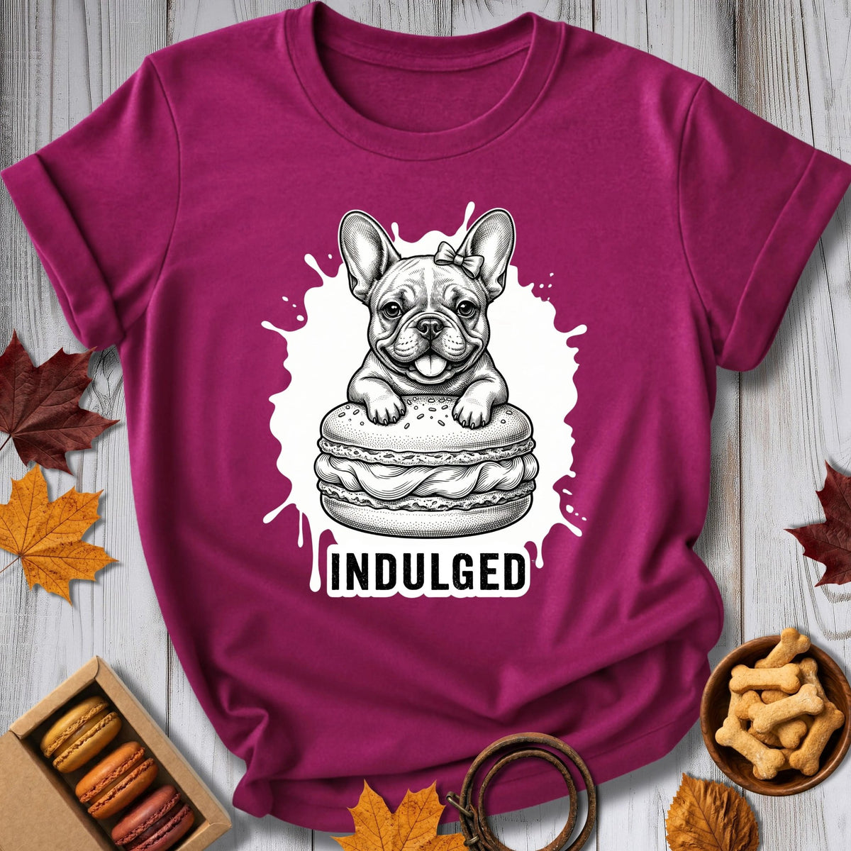 Indulged Bulldog Tee - Pawtisserie - variant