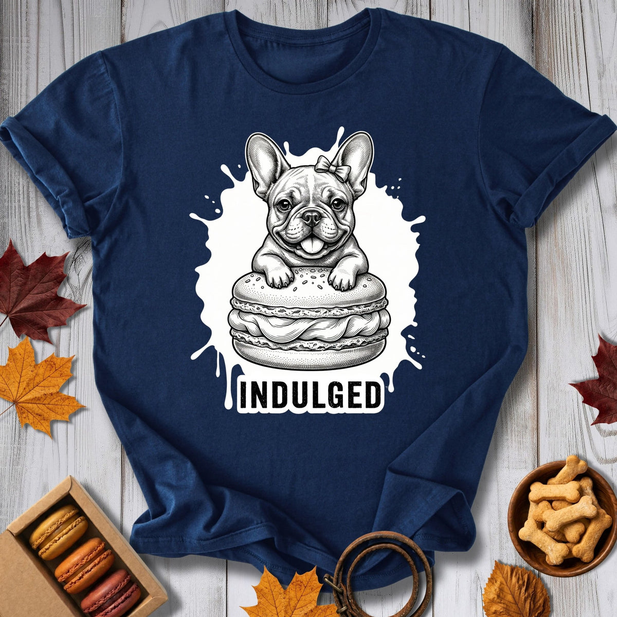 Indulged Bulldog Tee - Pawtisserie - variant