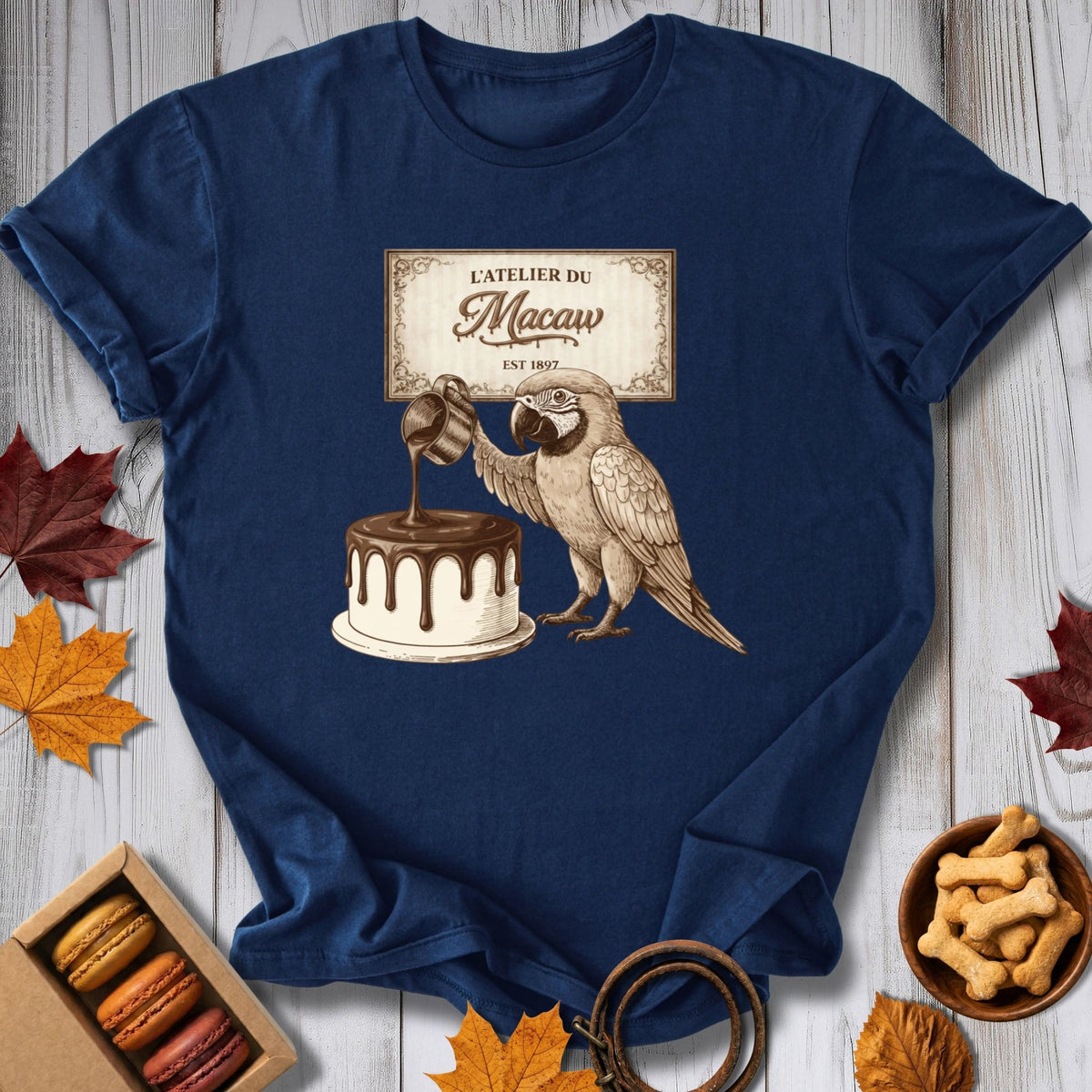 L' Atelier du Macaw Tee - Pawtisserie - variant