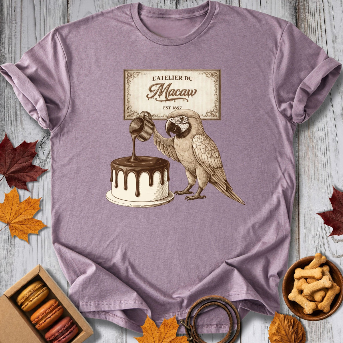 L' Atelier du Macaw Tee - Pawtisserie - variant