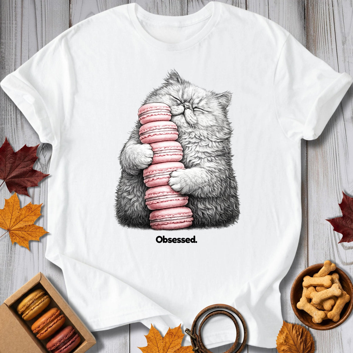Obsessed Cat Tee - Pawtisserie - variant