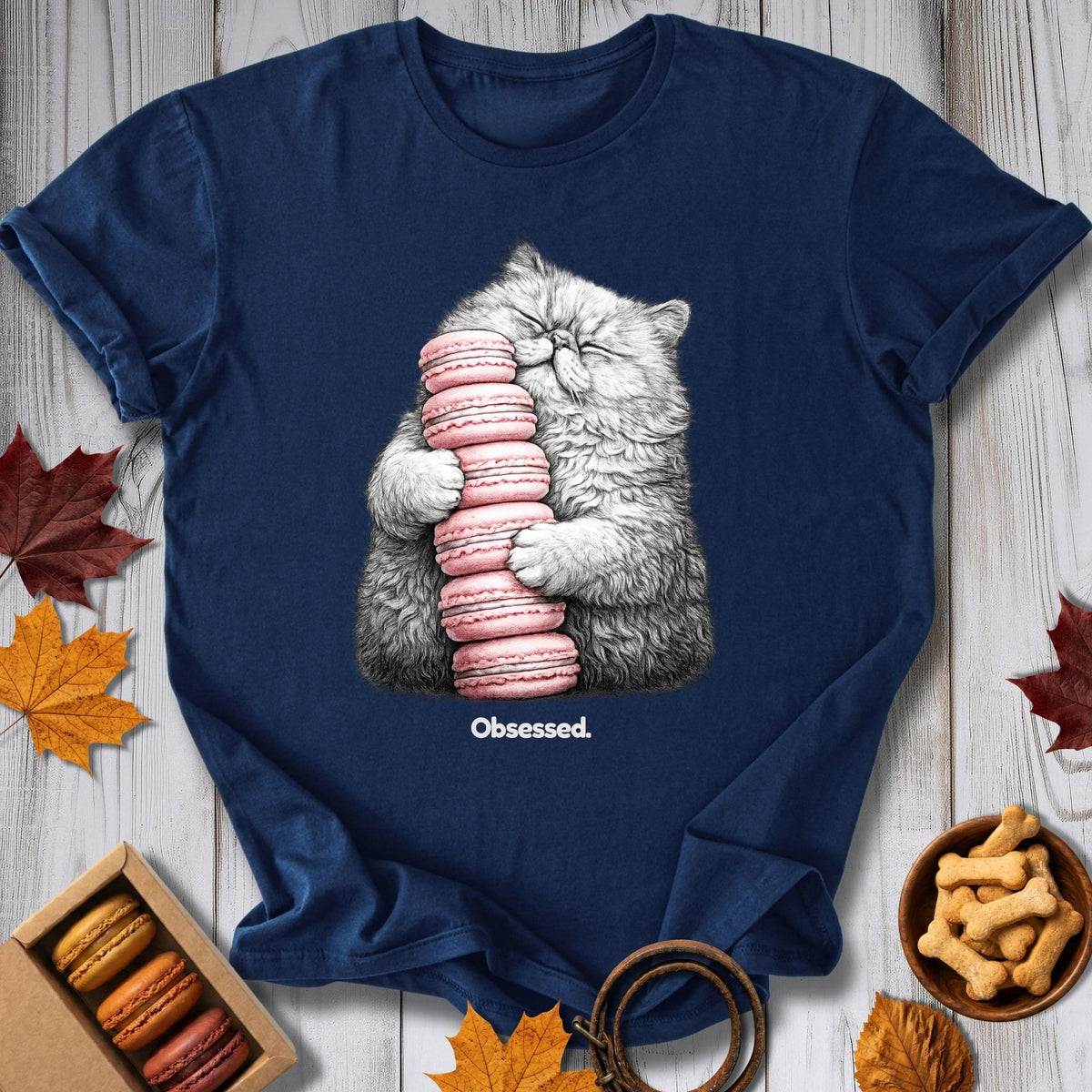 Obsessed Cat Tee - Pawtisserie - variant