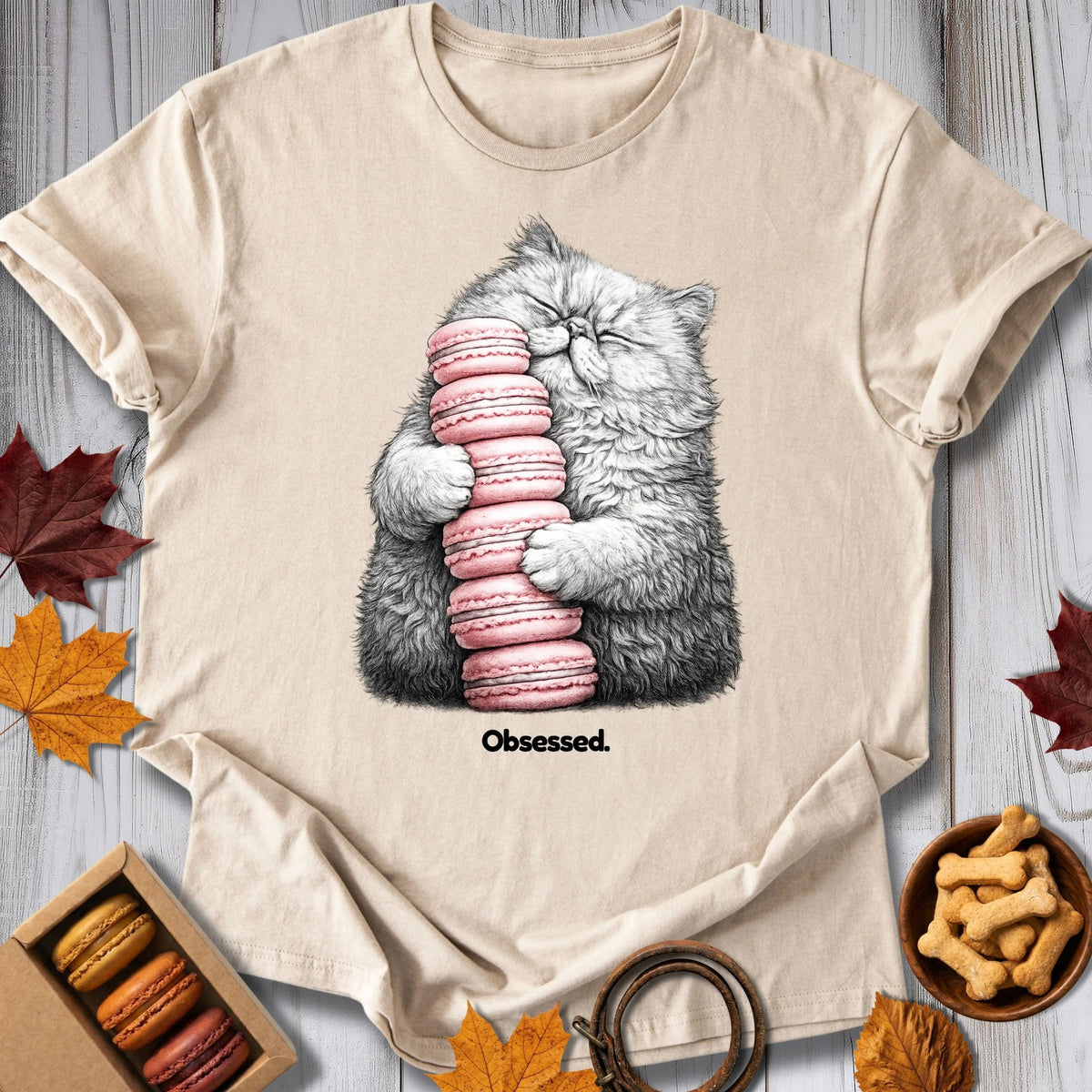 Obsessed Cat Tee - Pawtisserie - variant