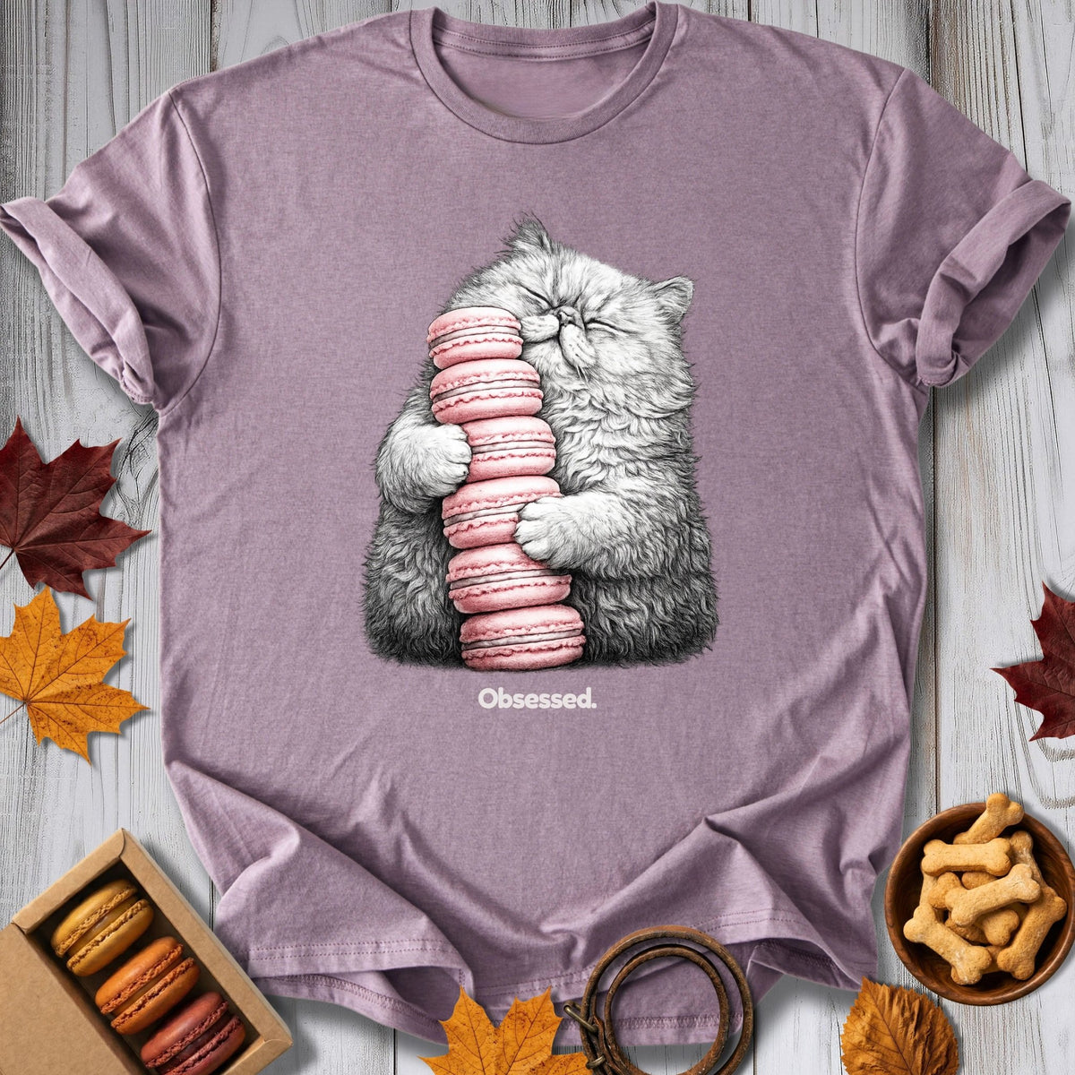 Obsessed Cat Tee - Pawtisserie - variant