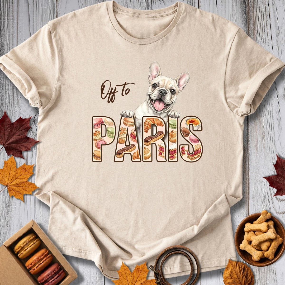 Off To Paris Tee - Pawtisserie - variant