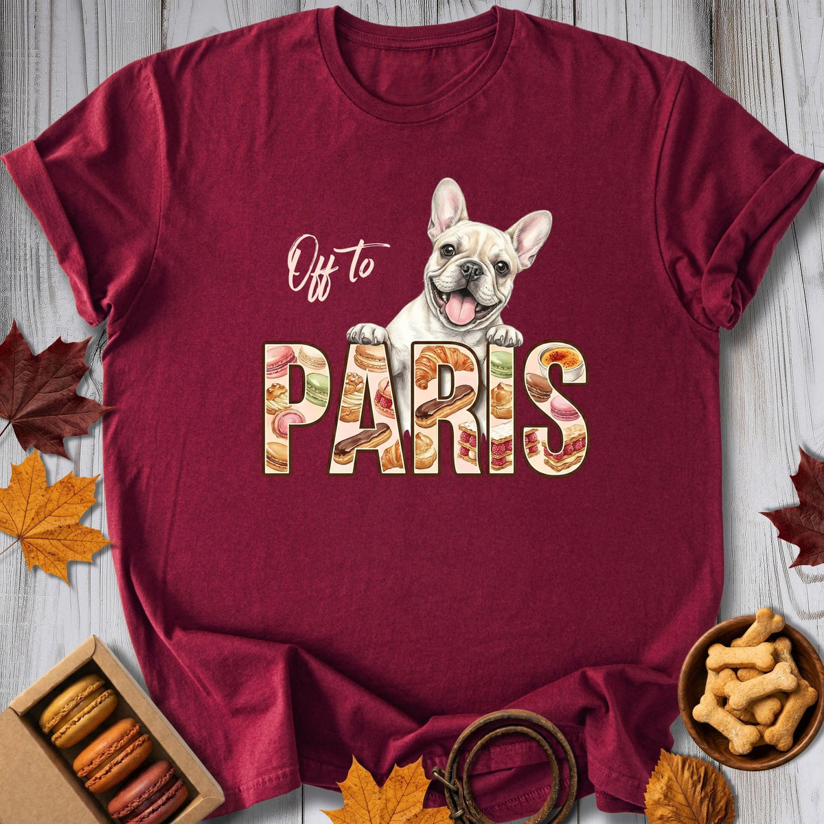Off To Paris Tee - Pawtisserie - variant
