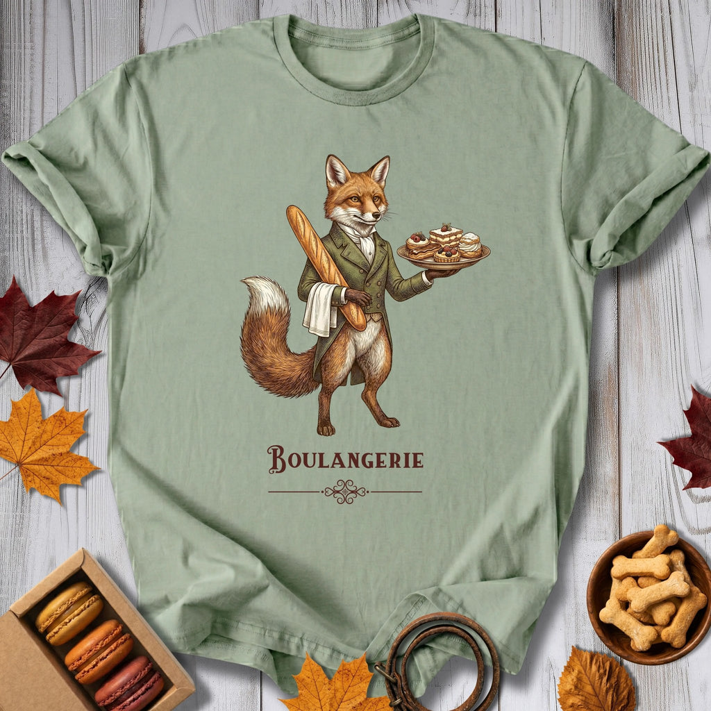 Boulangerie Fox Tee - Pawtisserie - variant