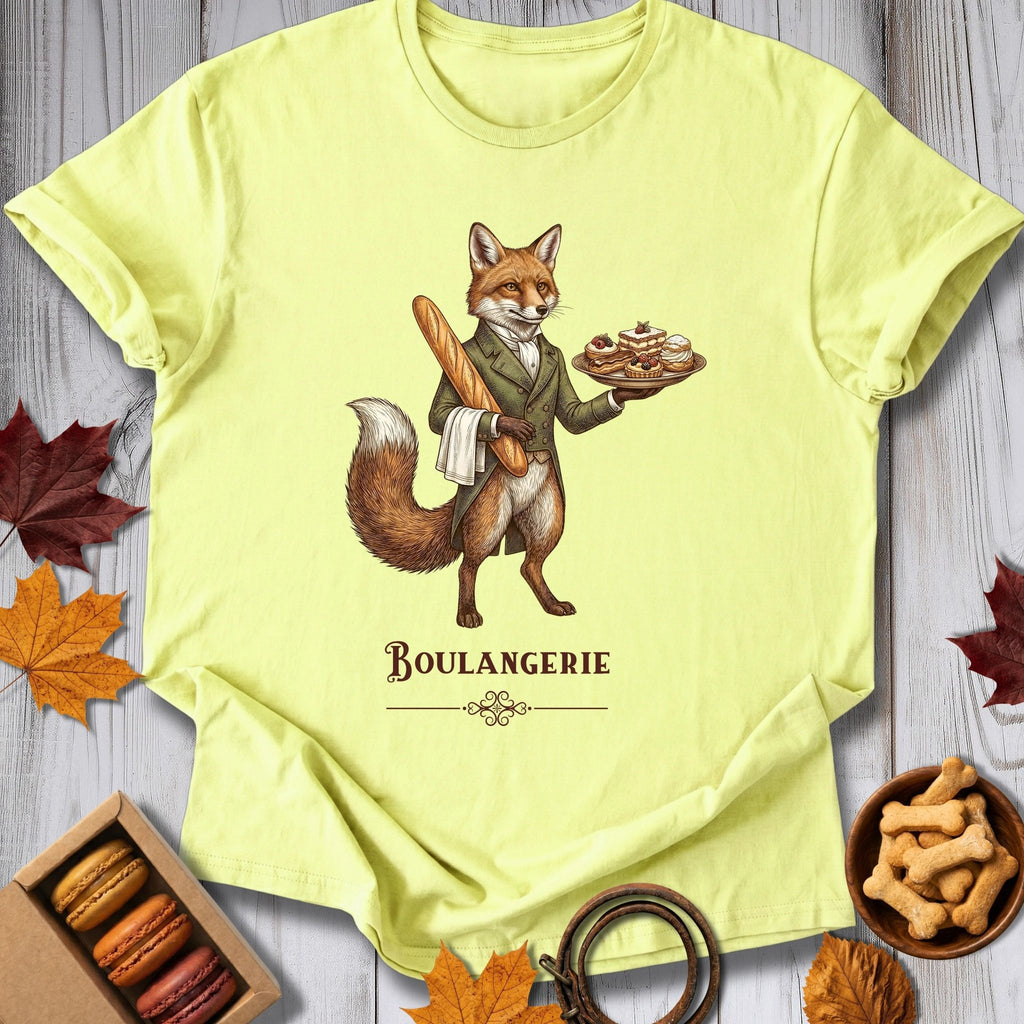 Boulangerie Fox Tee - Pawtisserie - variant
