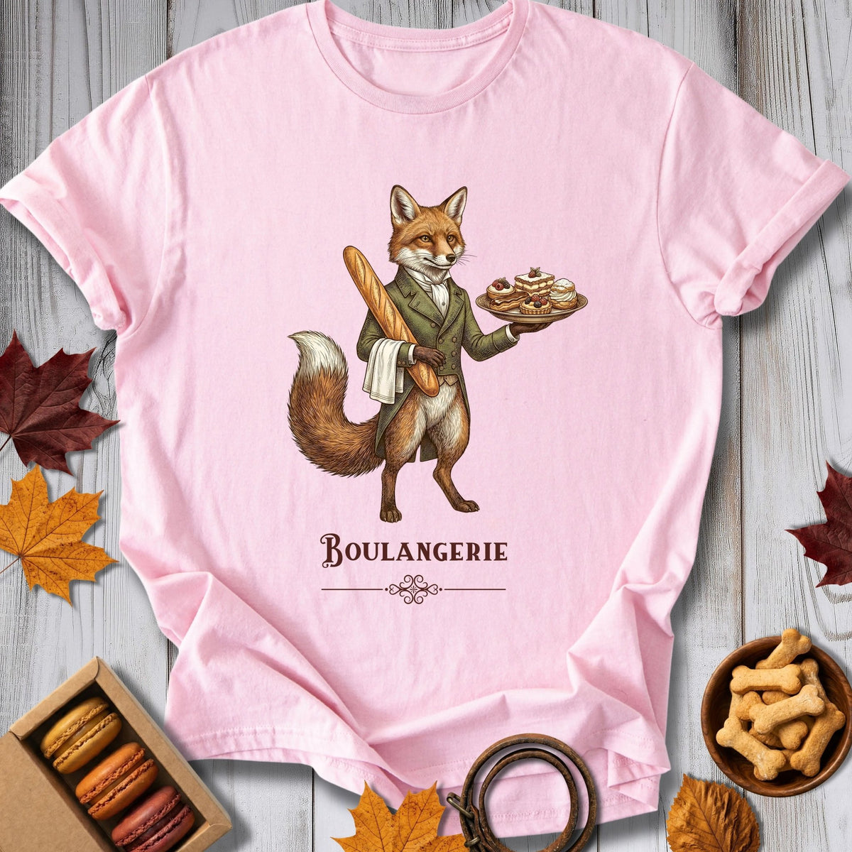 Boulangerie Fox Tee - Pawtisserie - variant