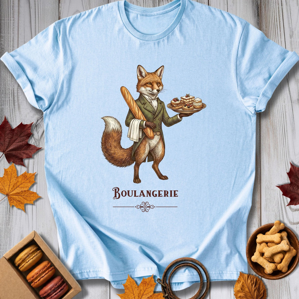 Boulangerie Fox Tee - Pawtisserie - variant