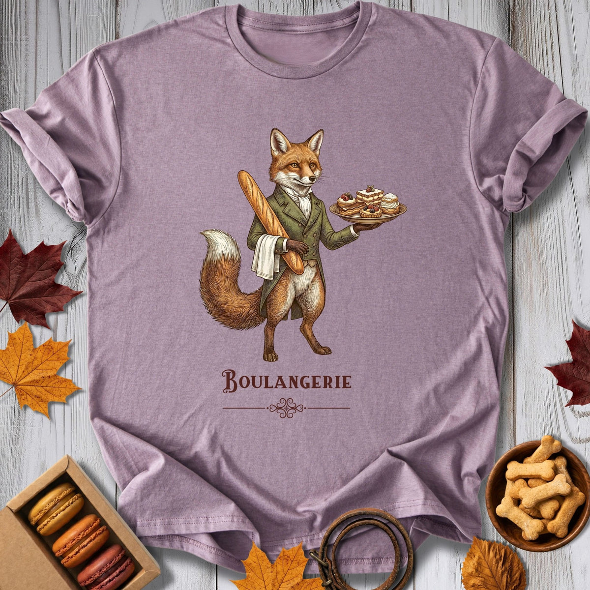 Boulangerie Fox Tee - Pawtisserie - variant