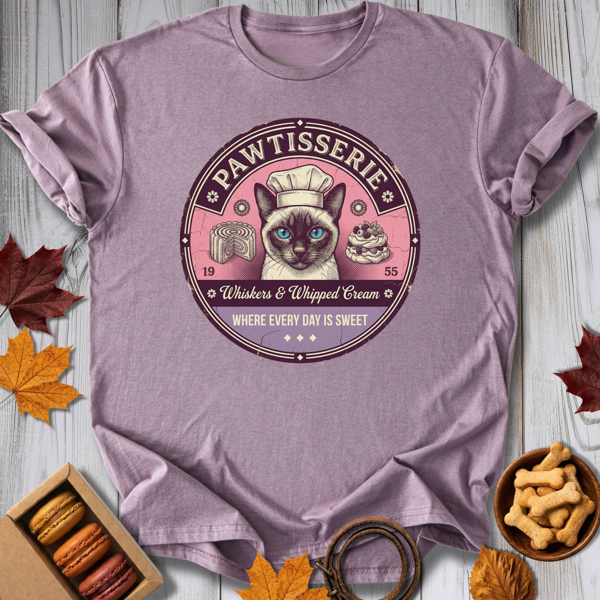 Whiskers & Cream Tee - Pawtisserie - variant