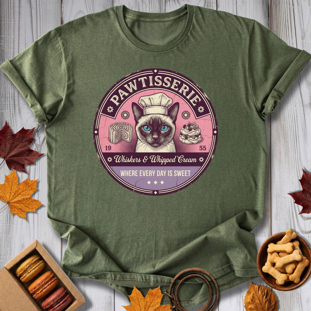 Whiskers & Cream Tee - Pawtisserie - variant