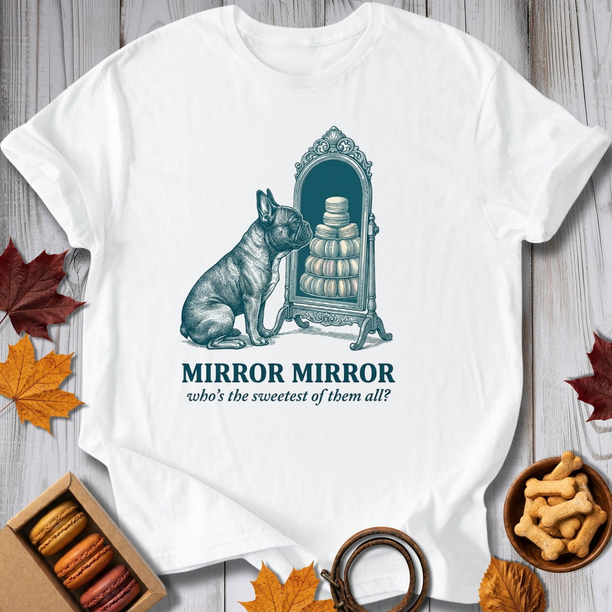 Mirror Bulldog Tee - Pawtisserie - variant