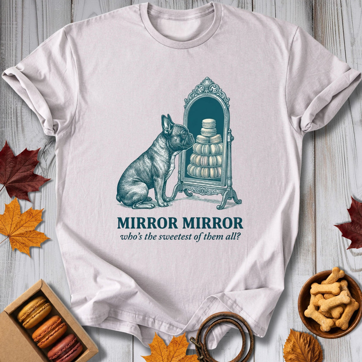 Mirror Bulldog Tee - Pawtisserie - variant