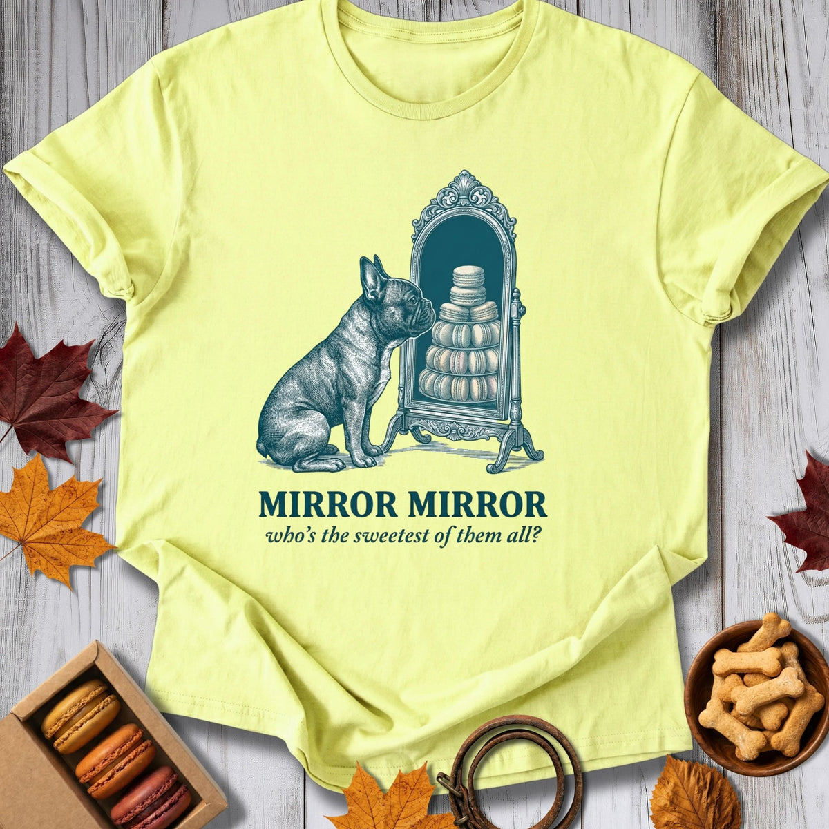 Mirror Bulldog Tee - Pawtisserie - variant