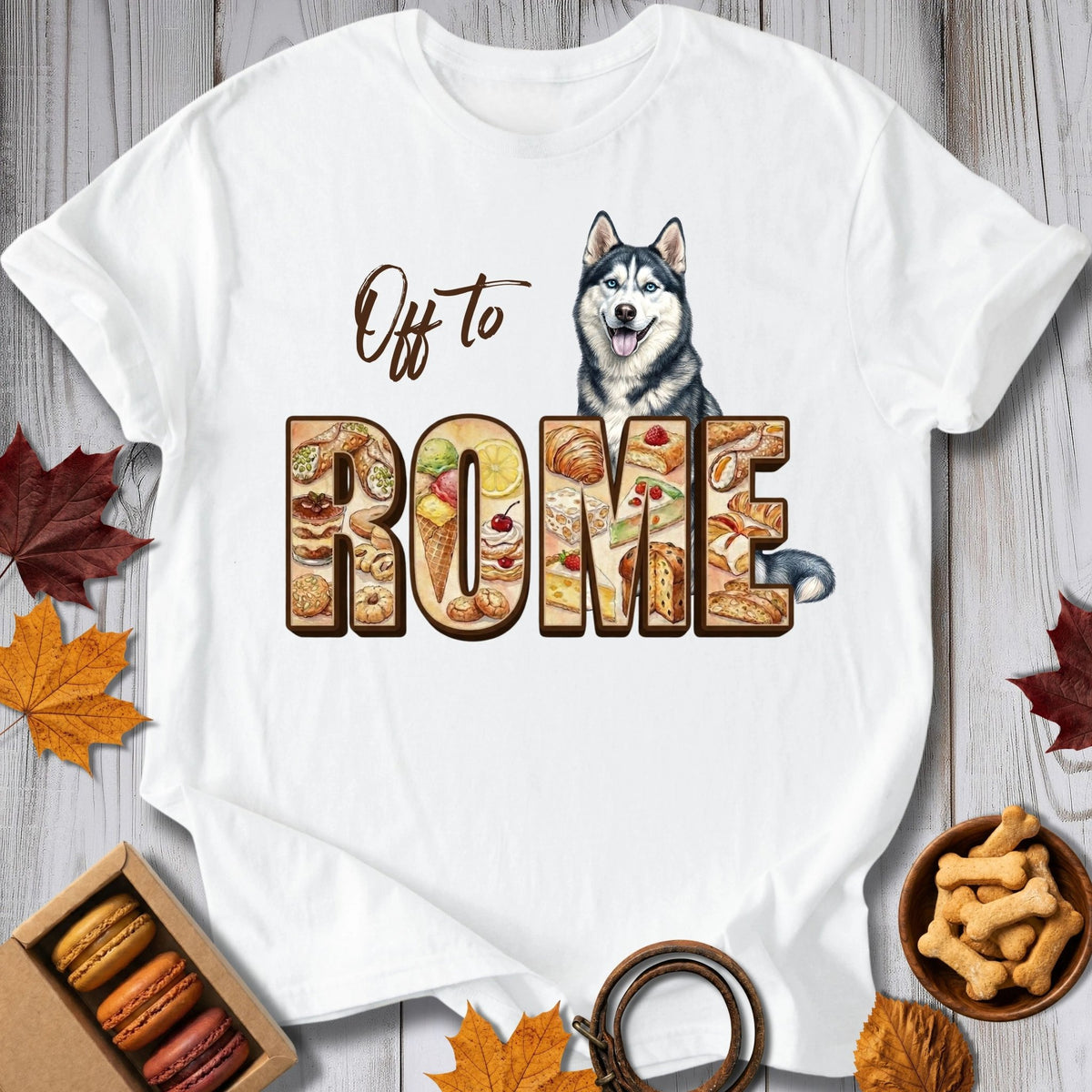 Off To Rome Tee - Pawtisserie - variant