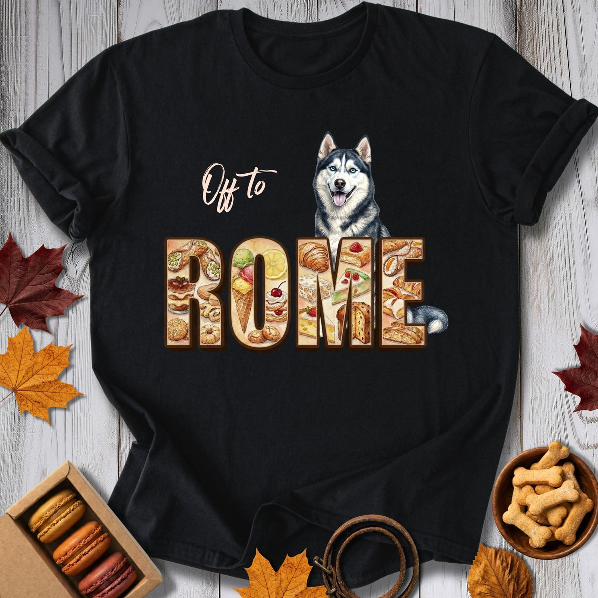 Off To Rome Tee - Pawtisserie - variant