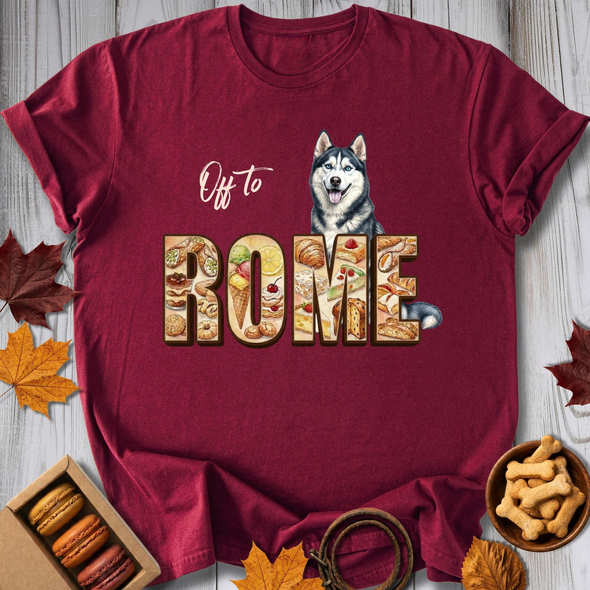 Off To Rome Tee - Pawtisserie - variant