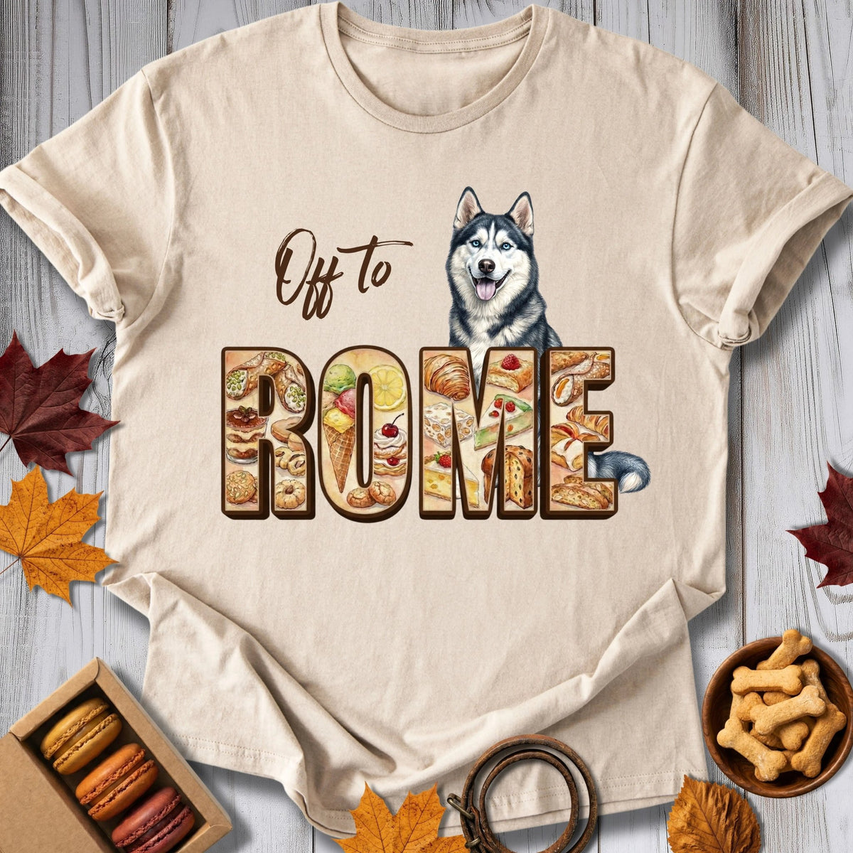 Off To Rome Tee - Pawtisserie - variant