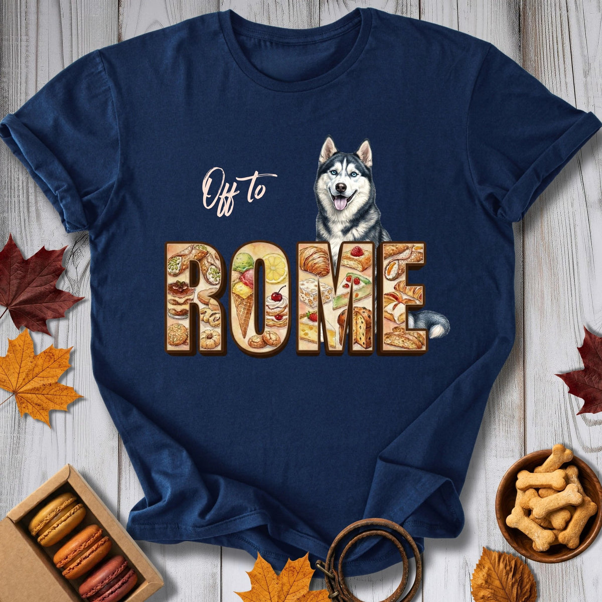 Off To Rome Tee - Pawtisserie - variant