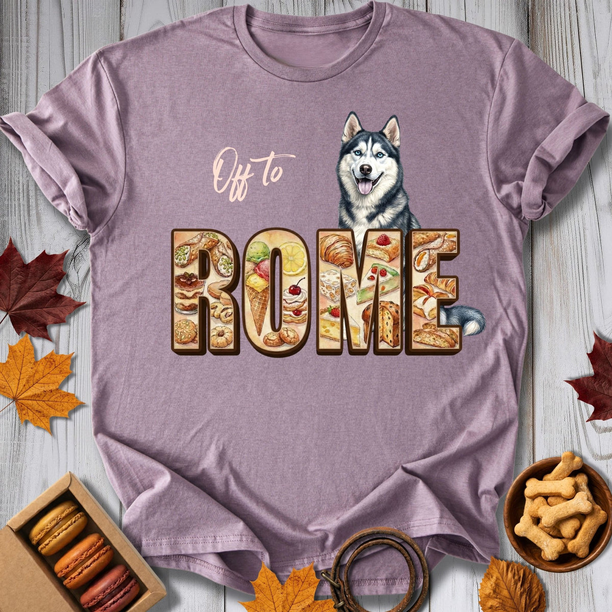 Off To Rome Tee - Pawtisserie - variant