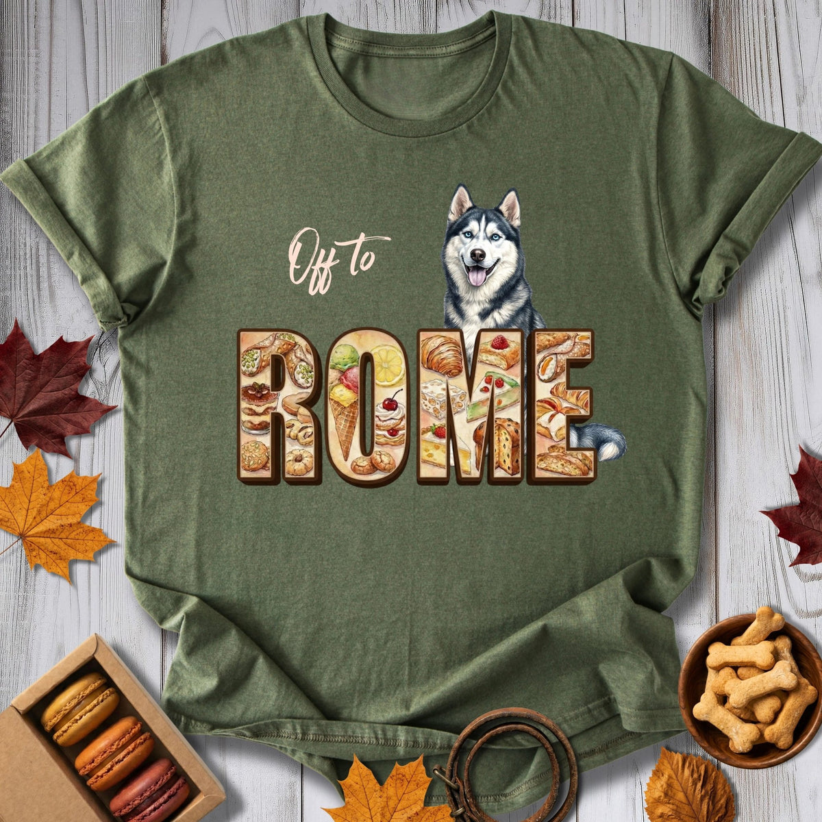 Off To Rome Tee - Pawtisserie - variant