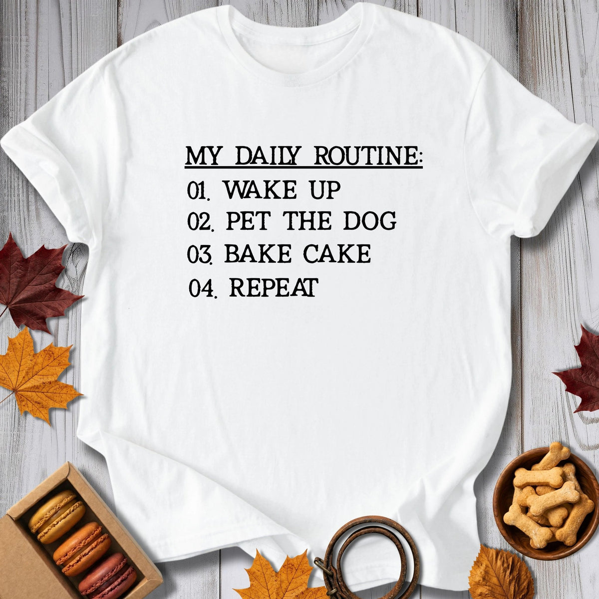 Daily Routine Tee - Pawtisserie - variant