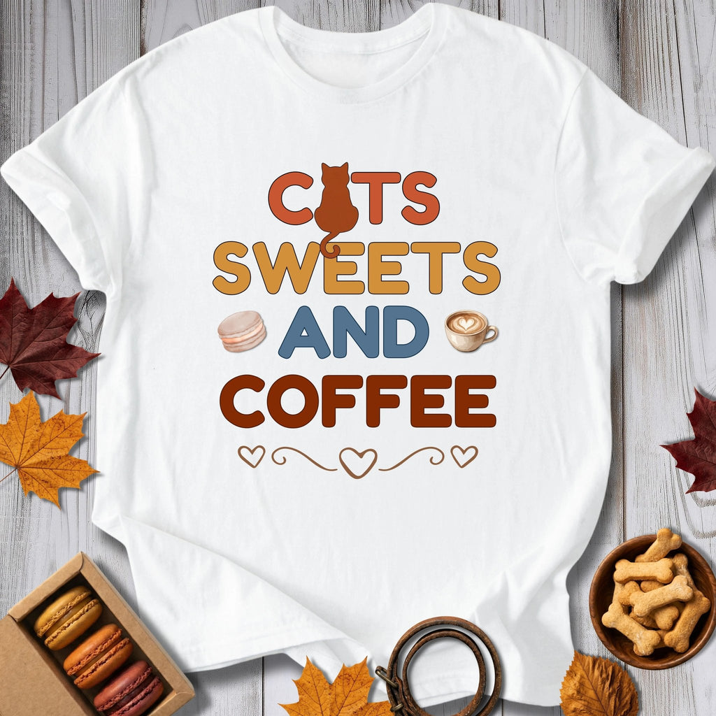 Cats, Sugar & Coffee Tee - Pawtisserie - variant