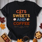 Cats, Sugar & Coffee Tee - Pawtisserie - variant