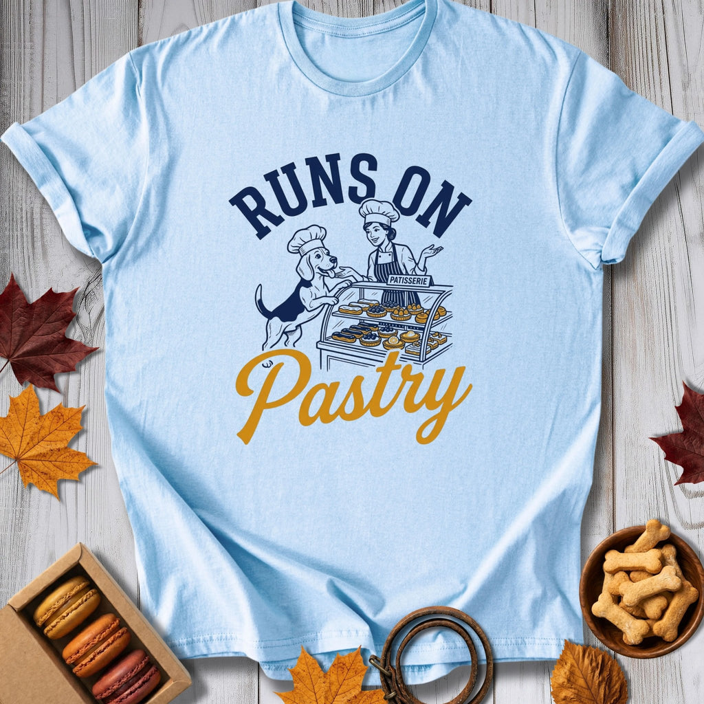 Runs On Pastry Tee - Pawtisserie - variant
