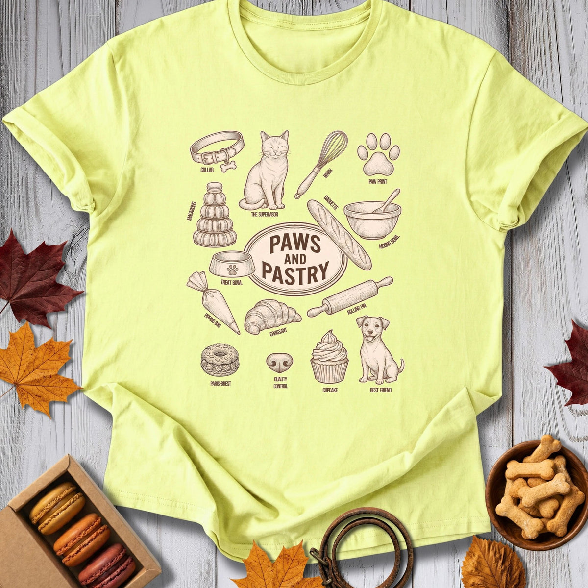 Paws & Pastry Tee - Pawtisserie - variant