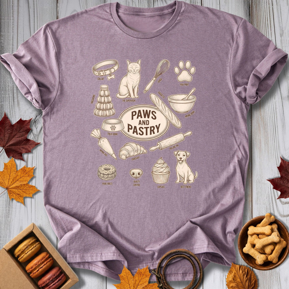Paws & Pastry Tee - Pawtisserie - variant
