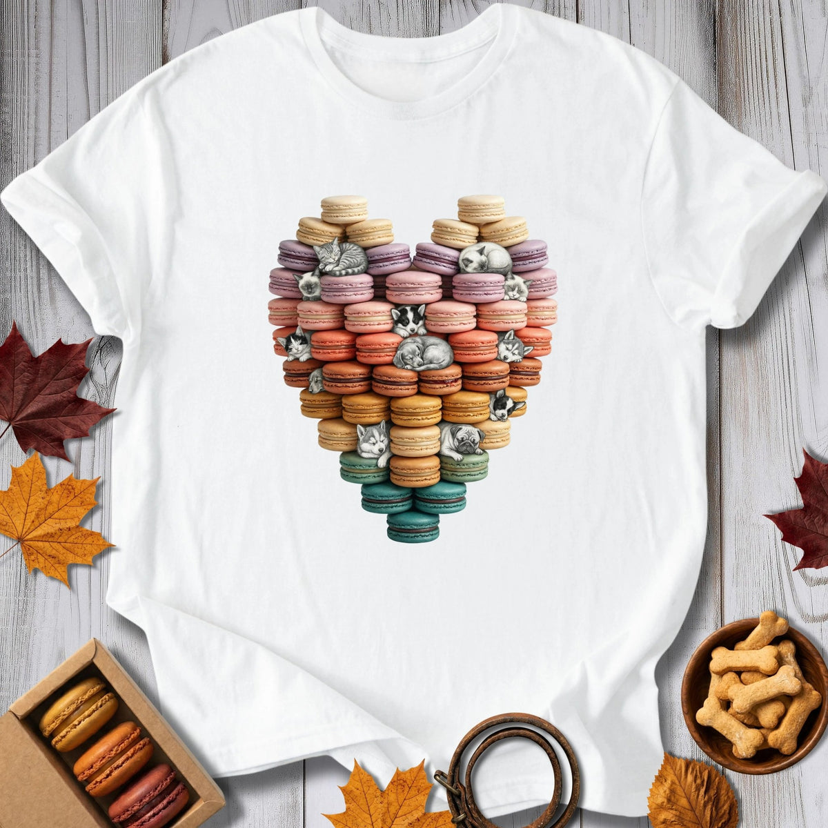 Macaron Heart Tee - Pawtisserie - variant