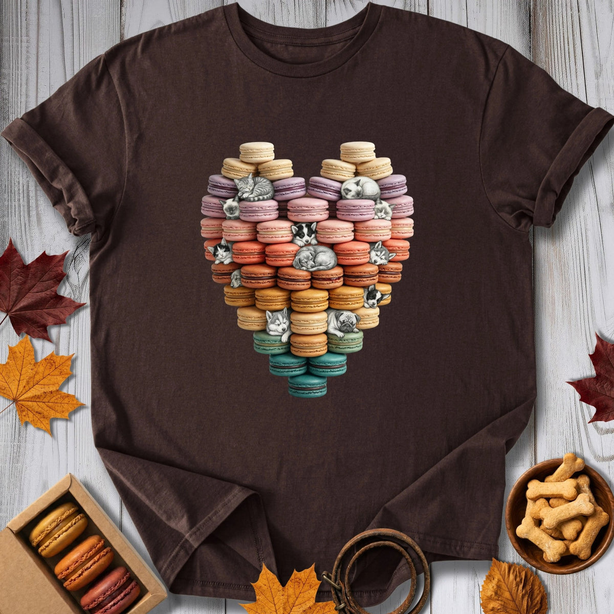 Macaron Heart Tee - Pawtisserie - variant