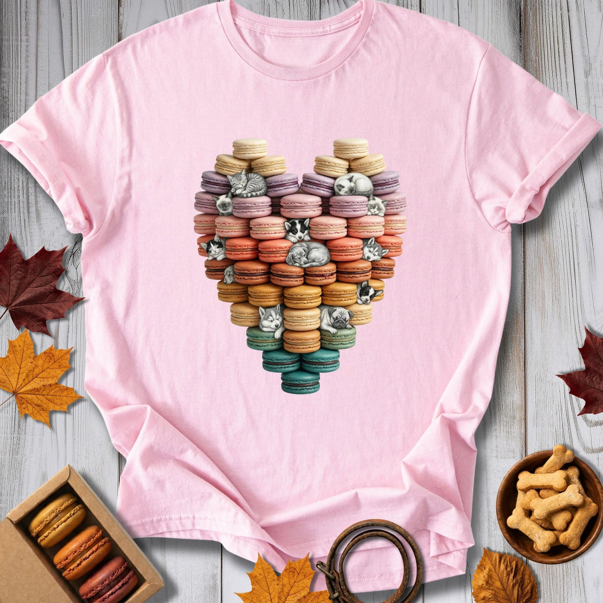 Macaron Heart Tee - Pawtisserie - variant