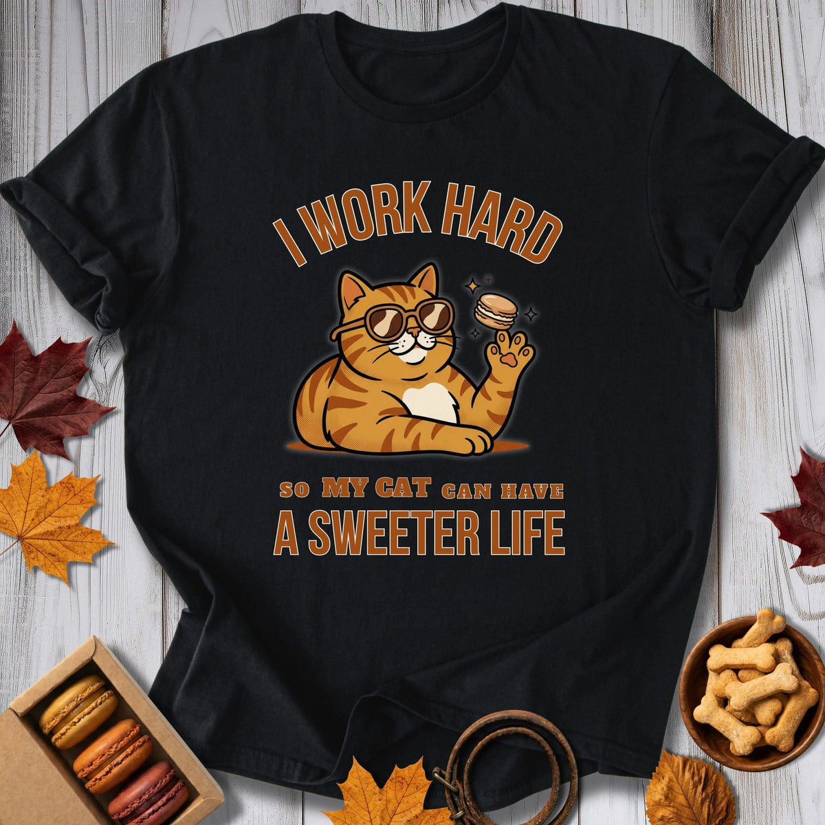 I Work Hard Tee - Pawtisserie - variant