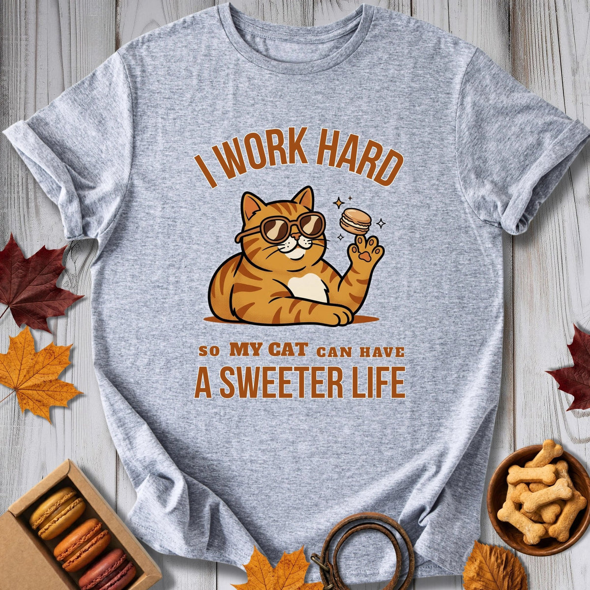 I Work Hard Tee - Pawtisserie - variant