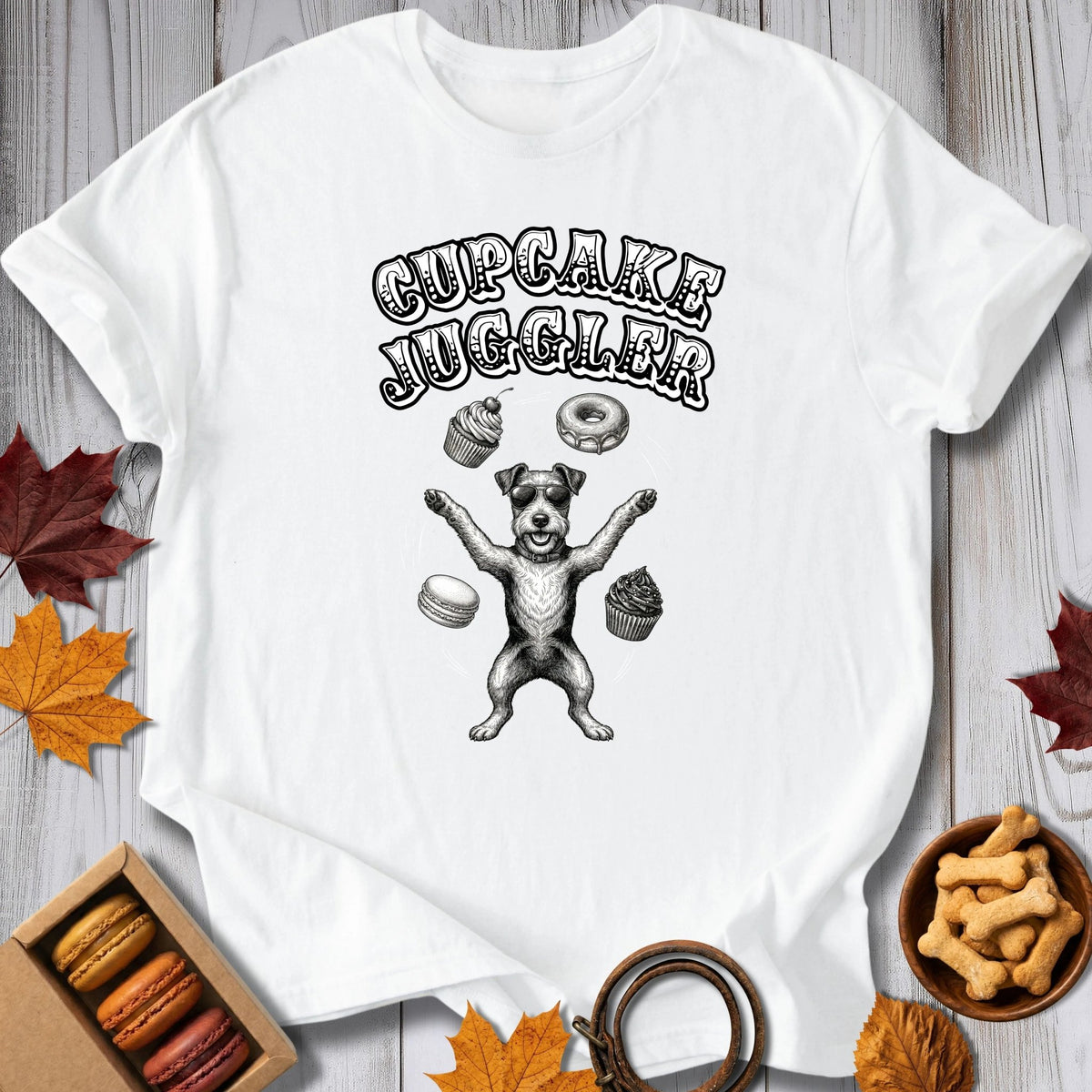 Cupcake Juggler Tee - Pawtisserie - variant