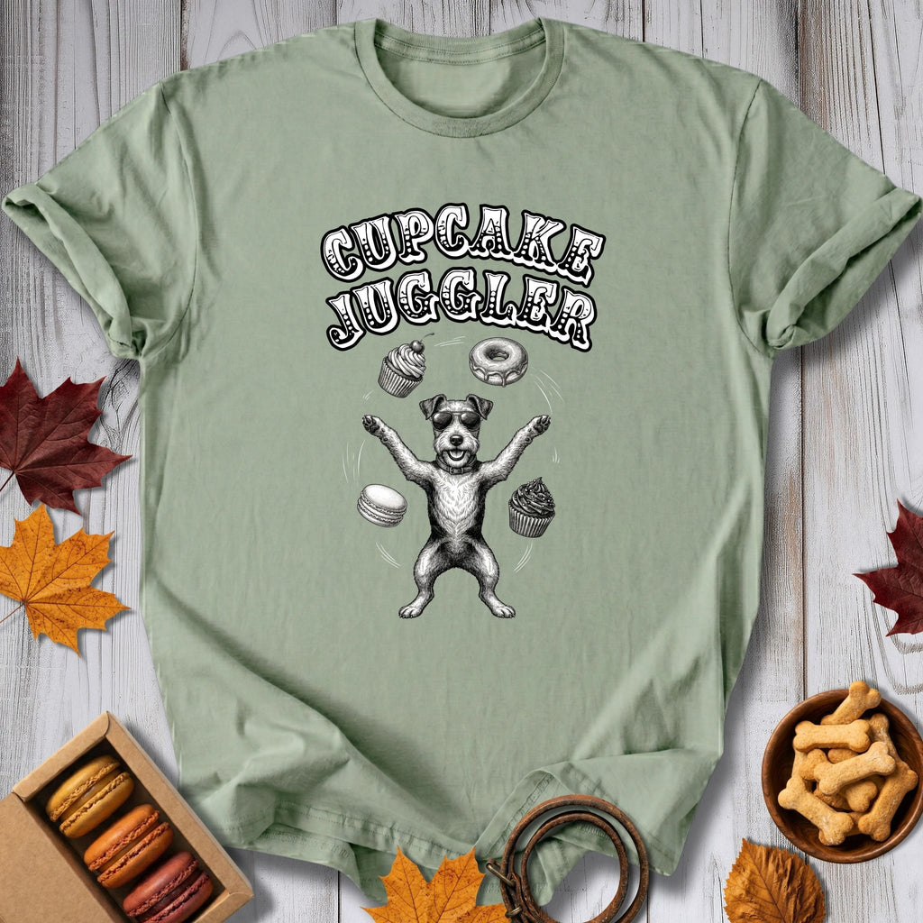 Cupcake Juggler Tee - Pawtisserie - variant