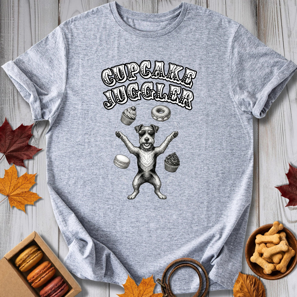 Cupcake Juggler Tee - Pawtisserie - variant