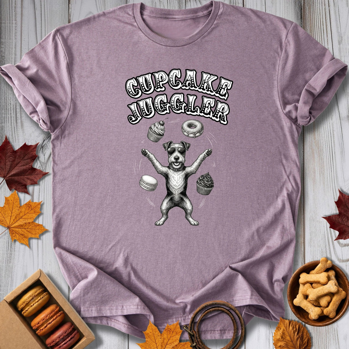 Cupcake Juggler Tee - Pawtisserie - variant