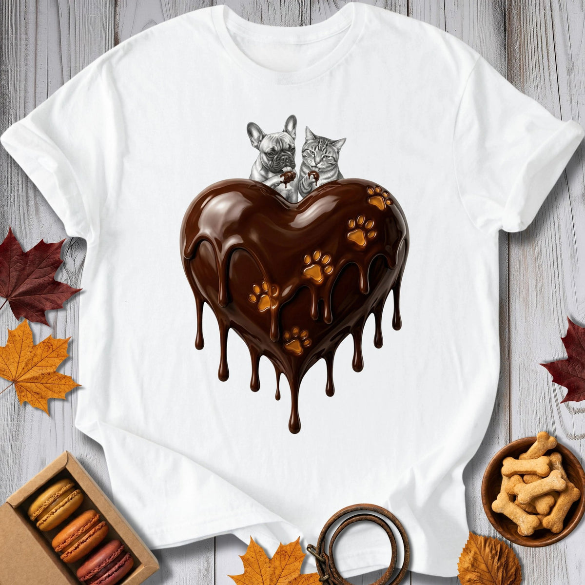 Chocolate Heart Tee - Pawtisserie - variant