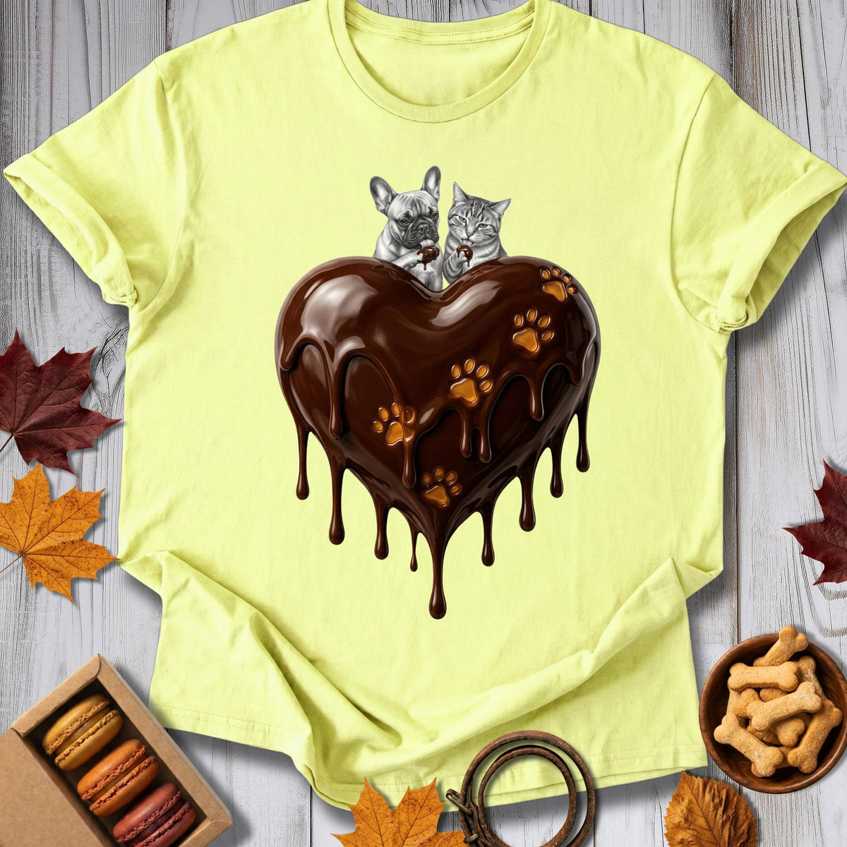 Chocolate Heart Tee - Pawtisserie - variant
