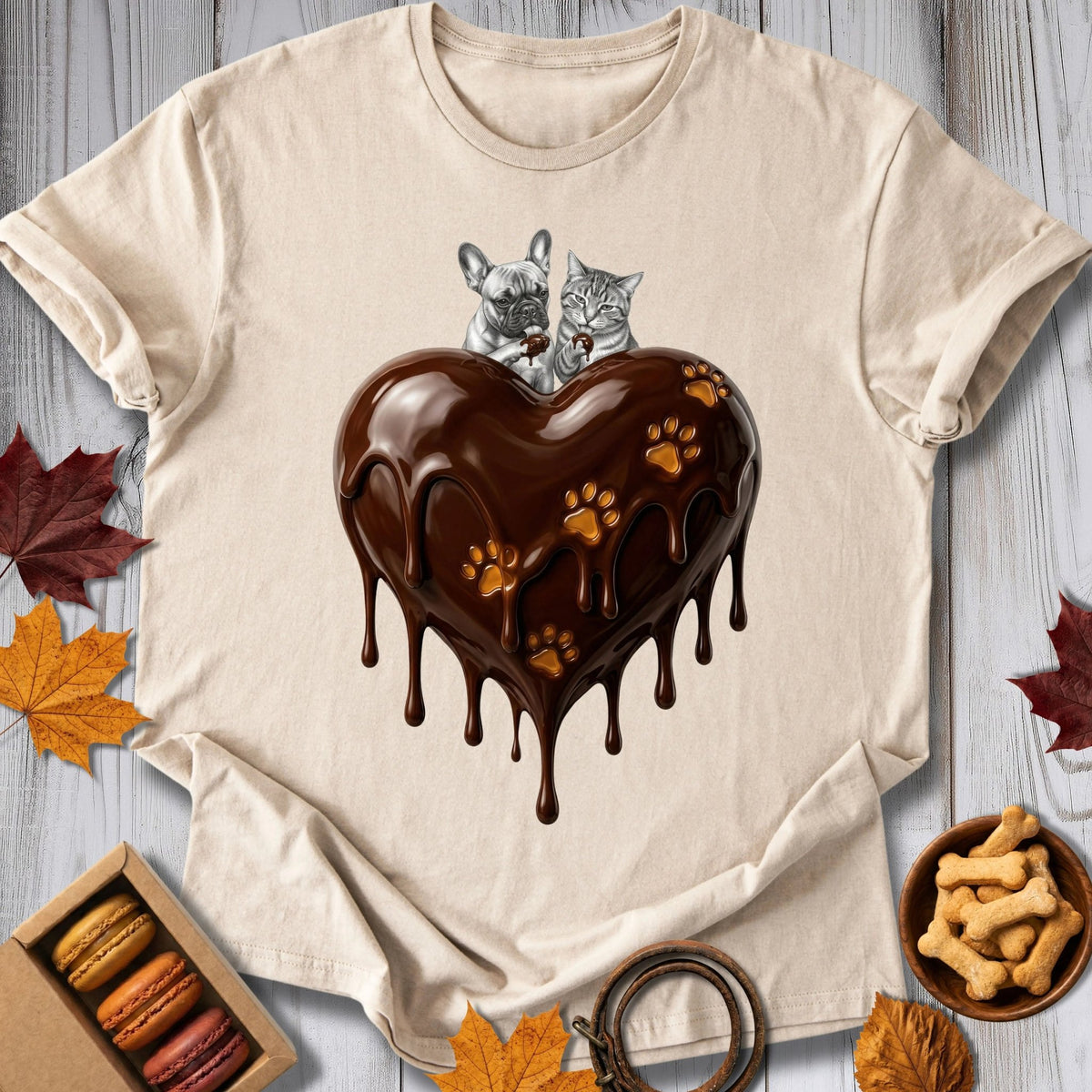 Chocolate Heart Tee - Pawtisserie - variant